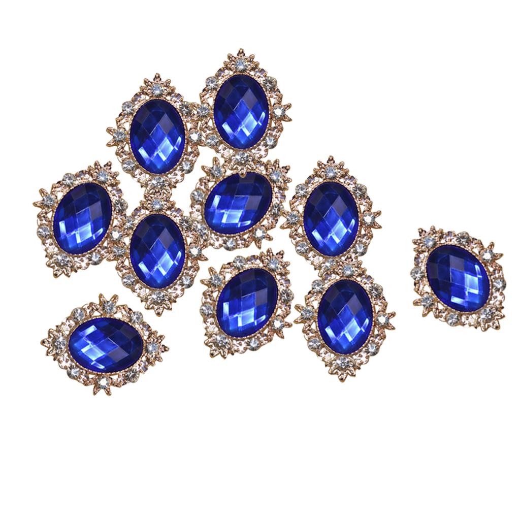 Flat Back Embellishments Oval  - Embellishment Glue Craft 评论和价格
