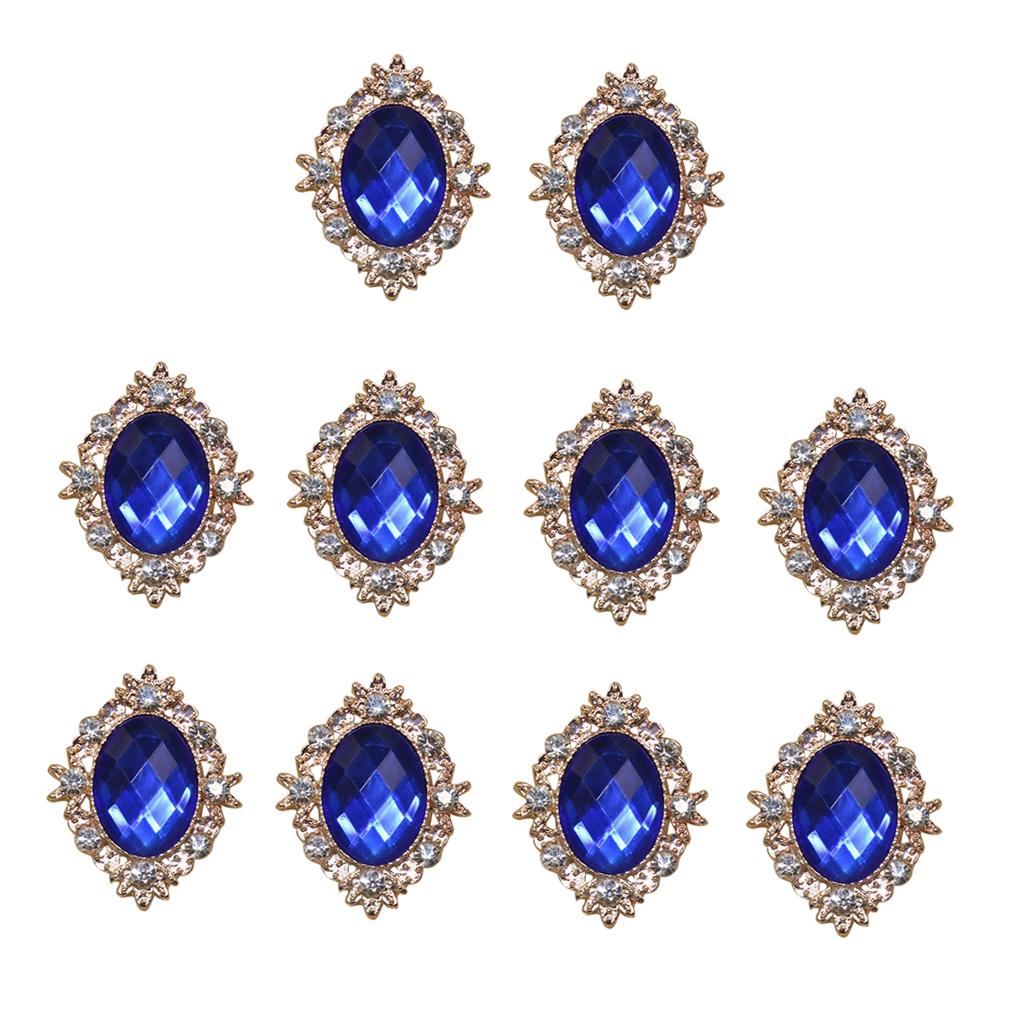 Flat Back Embellishments Oval  - Embellishment Glue Craft 评论和价格