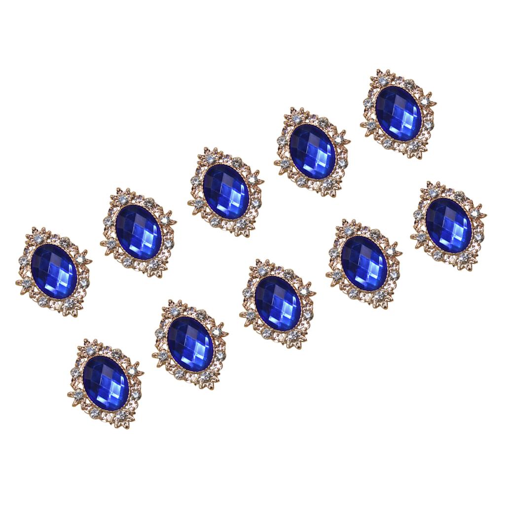 Flat Back Embellishments Oval  - Embellishment Glue Craft 评论和价格