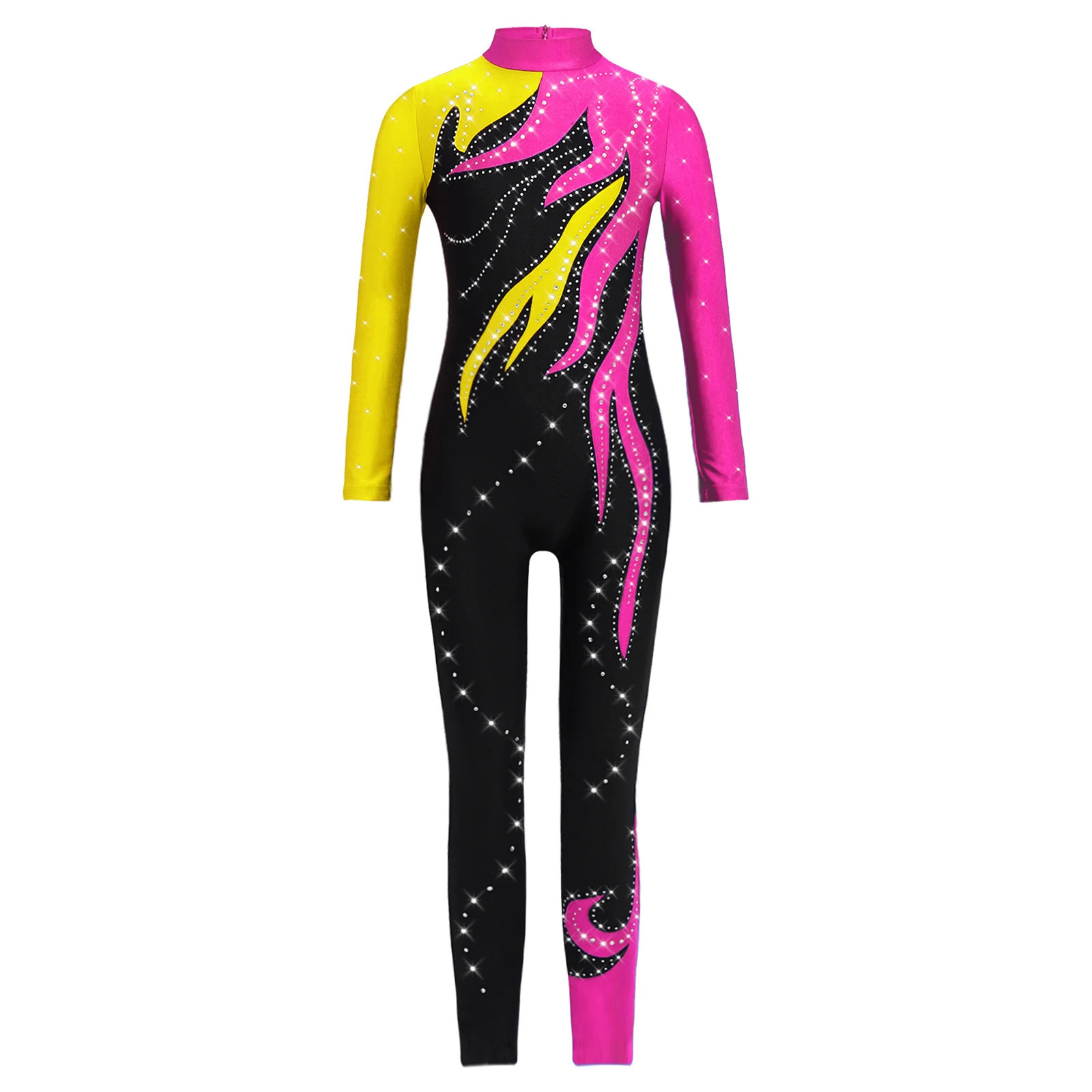 Rhythmic Gymnastics Leotards F - Rhinestone Banding Trim 评论和价格