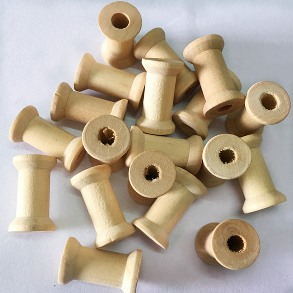 60 Pcs Bobbins Sewing Natural  - Embroidery Craft 评论和价格