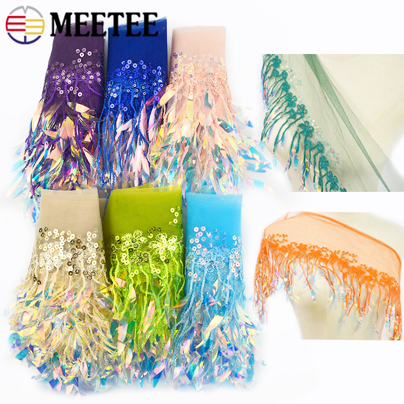 2-10Yards 15cm Mesh Tassels Fr - Fringe Ribbon Sewing 评论和价格