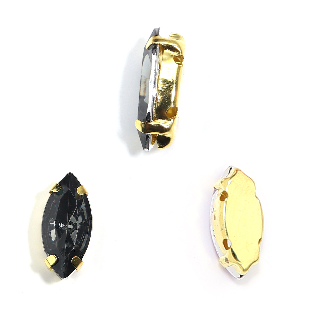 50pcs/lot Horse Eye Shape Claw - Sew On Rhinestone 评论和价格