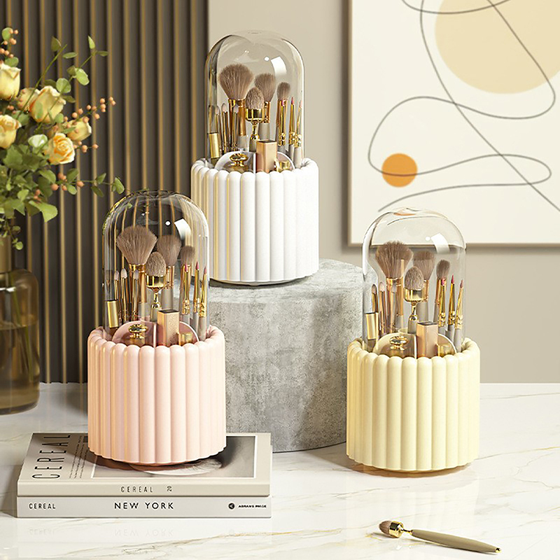 360° Rotating Makeup Brushes H - Craft Embellishment Storage 评论和价格