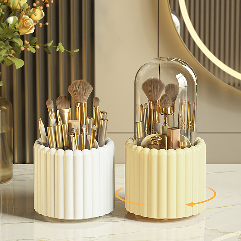 360° Rotating Makeup Brushes H - Craft Embellishment Storage 评论和价格