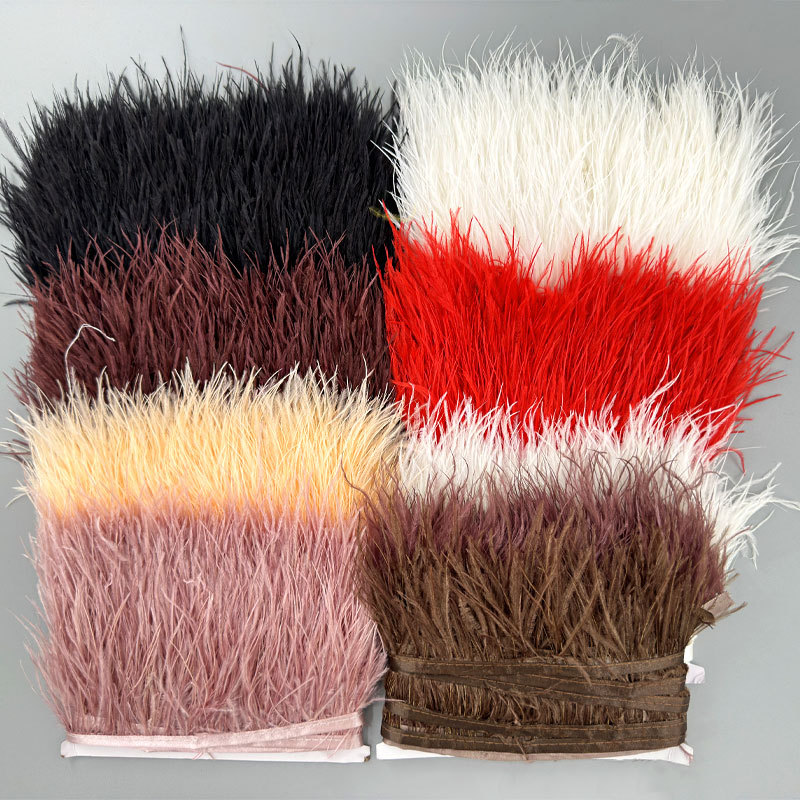 1-10M Colorful Ostrich Feather - Fringe Ribbon Sewing 评论和价格