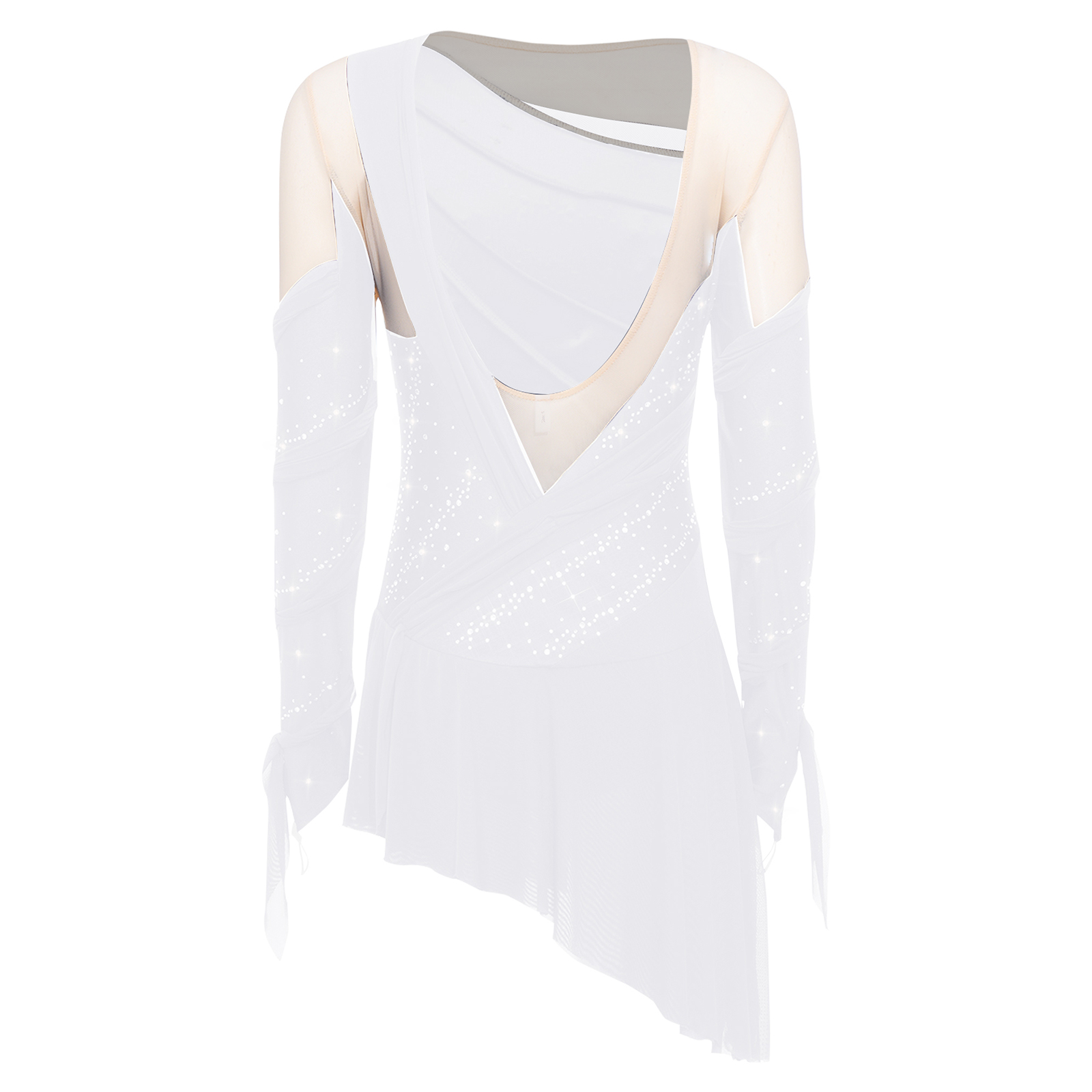 Women Rhinestone Lyrical Dance - Rhinestone Banding Trim 评论和价格
