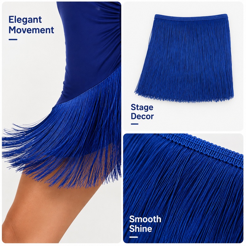 2/5/9M 50cm Fringe Trim Latin  - Fringe Ribbon Sewing 评论和价格