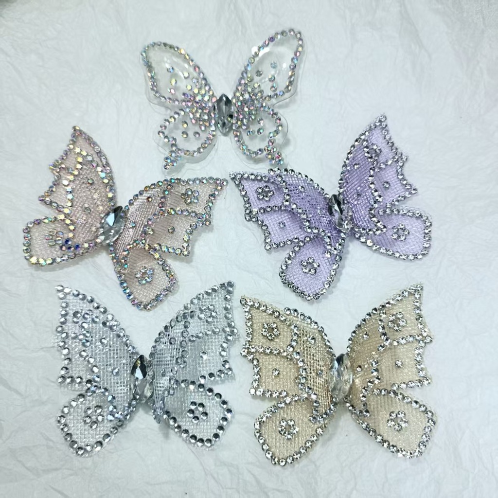 Rhinestone Butterfly Lace Appl - Sew On Rhinestone 评论和价格