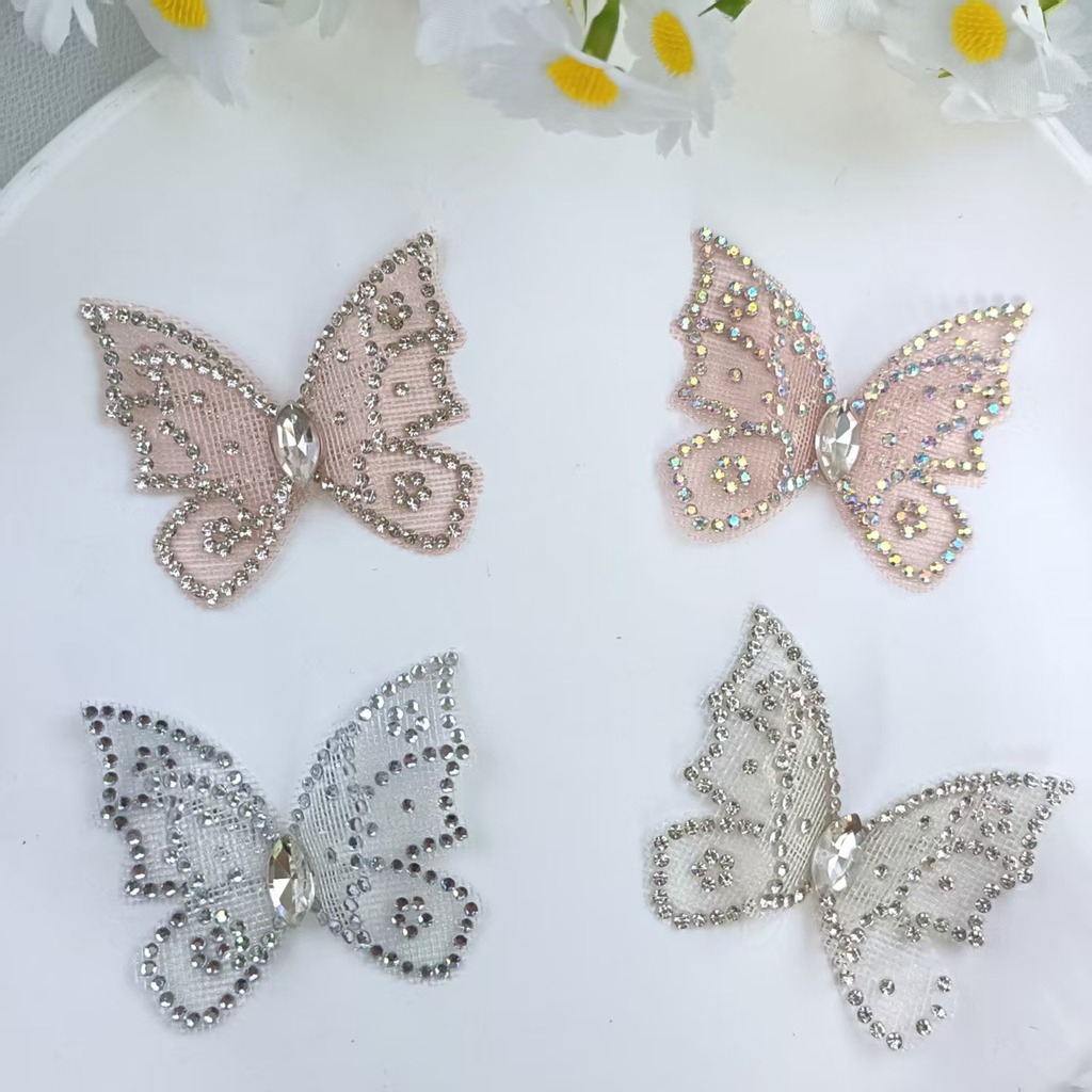 Rhinestone Butterfly Lace Appl - Sew On Rhinestone 评论和价格