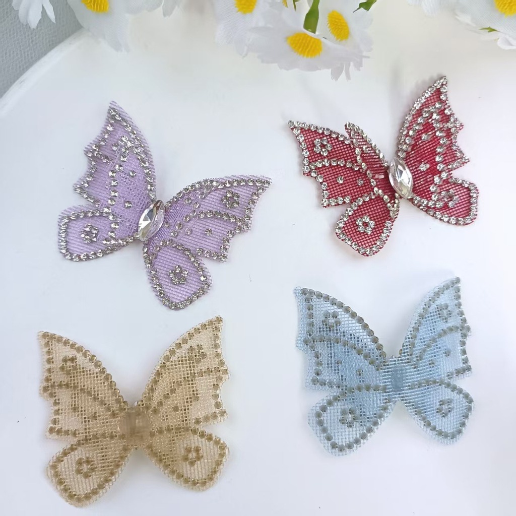 Rhinestone Butterfly Lace Appl - Sew On Rhinestone 评论和价格